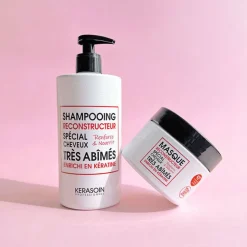 Shampooing reconstructeur à la kératine pour cheveux très abîmés 1000ml
