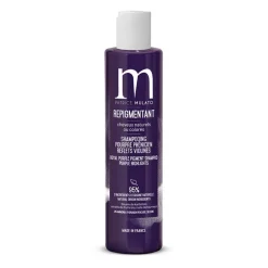 Shampooing repigmentant cheveux naturels ou colorés pourpre phénicien