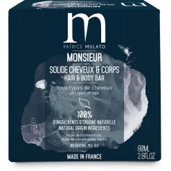 Shampooing solide cheveux et corps Monsieur