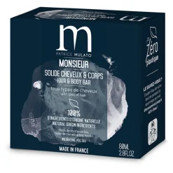 Shampooing solide cheveux et corps Monsieur