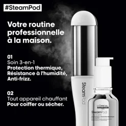 Soin lissant professionnel 3-en-1 SteamPod