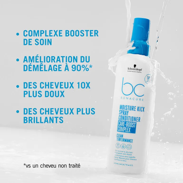 Spray-baume hydratant cheveux normaux à secs BC Moisture Kick 200 ml
