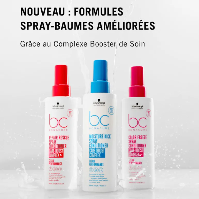 Spray-baume hydratant cheveux normaux à secs BC Moisture Kick 400 ml