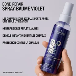 Spray-baume violet Blondme Bond Repair Neutralisant