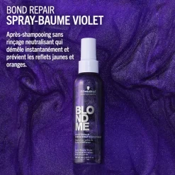 Spray-baume violet Blondme Bond Repair Neutralisant