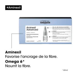 Traitement anti-chute Aminexil 42 ampoules de 6ml