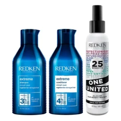 Trio fortifiant miracle pour cheveux cassants Extreme One United
