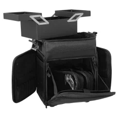 Valise trolley souple noire